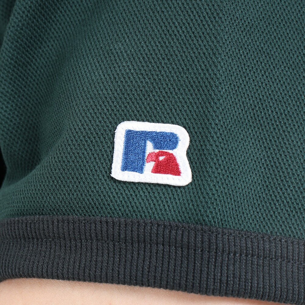 ラッセル（RUSSELL）（メンズ）半袖Tシャツ メンズ ドライフィット 鹿の子 RBM23S0007 GRN