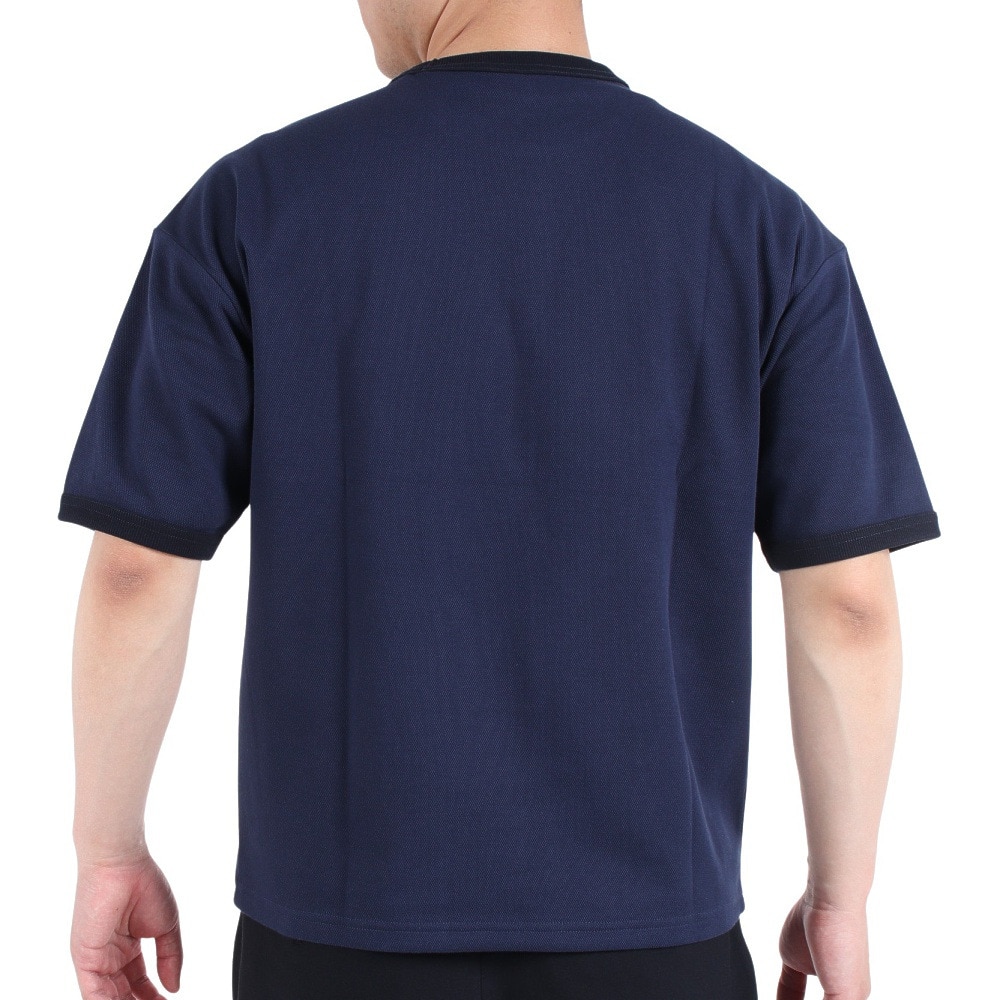 ラッセル（RUSSELL）（メンズ）半袖Tシャツ メンズ ドライフィット 鹿の子  RBM23S0007 NVY