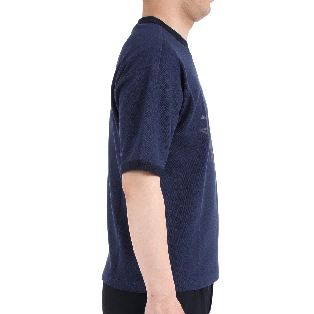 ラッセル（RUSSELL）（メンズ）半袖Tシャツ メンズ ドライフィット 鹿の子  RBM23S0007 NVY