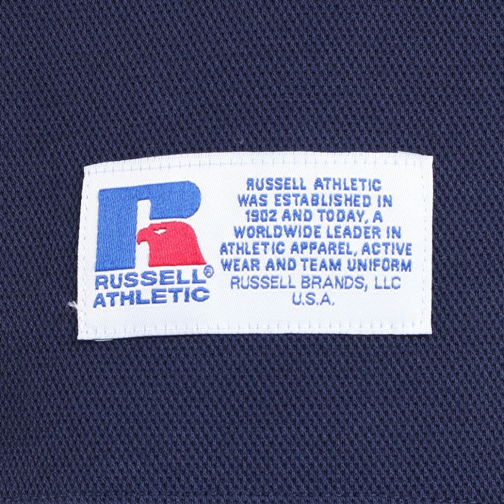 ラッセル（RUSSELL）（メンズ）半袖Tシャツ メンズ ドライフィット 鹿の子  RBM23S0007 NVY