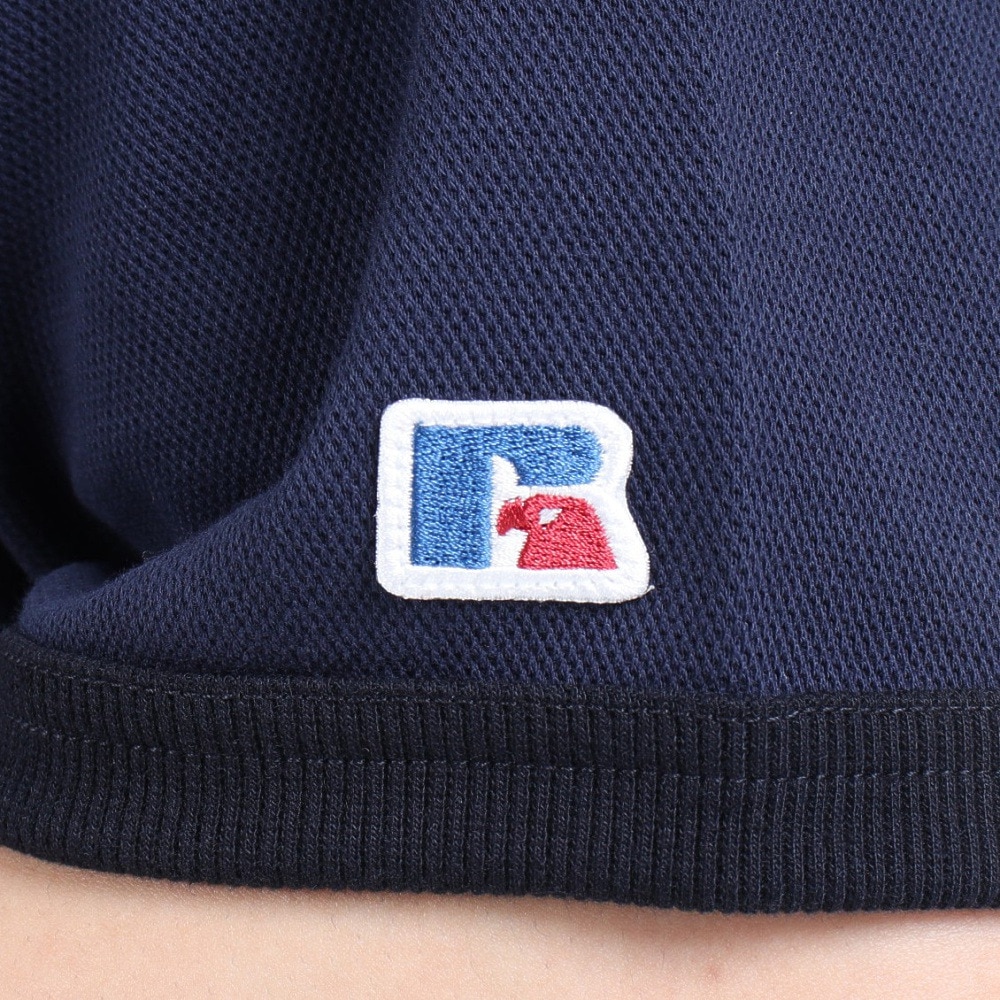 ラッセル（RUSSELL）（メンズ）半袖Tシャツ メンズ ドライフィット 鹿の子  RBM23S0007 NVY