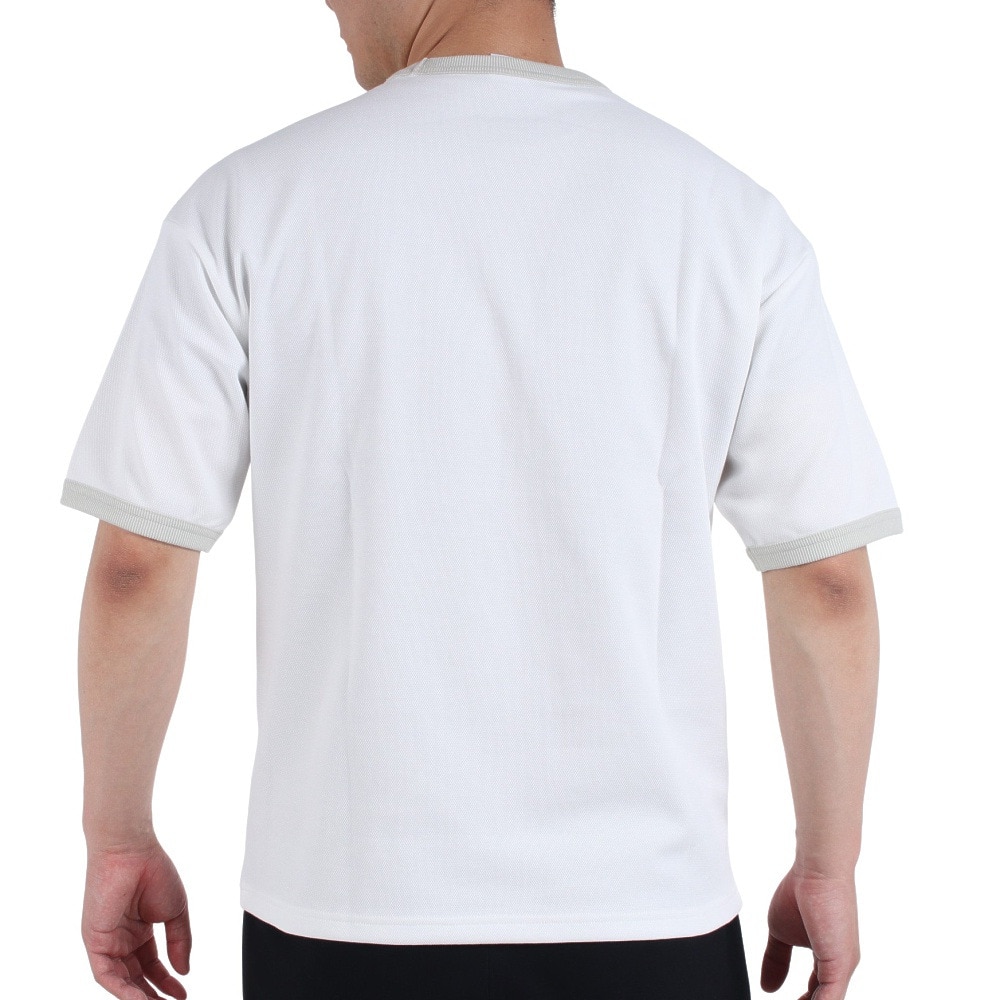 ラッセル（RUSSELL）（メンズ）半袖Tシャツ メンズ ドライフィット 鹿の子  RBM23S0007 WHT