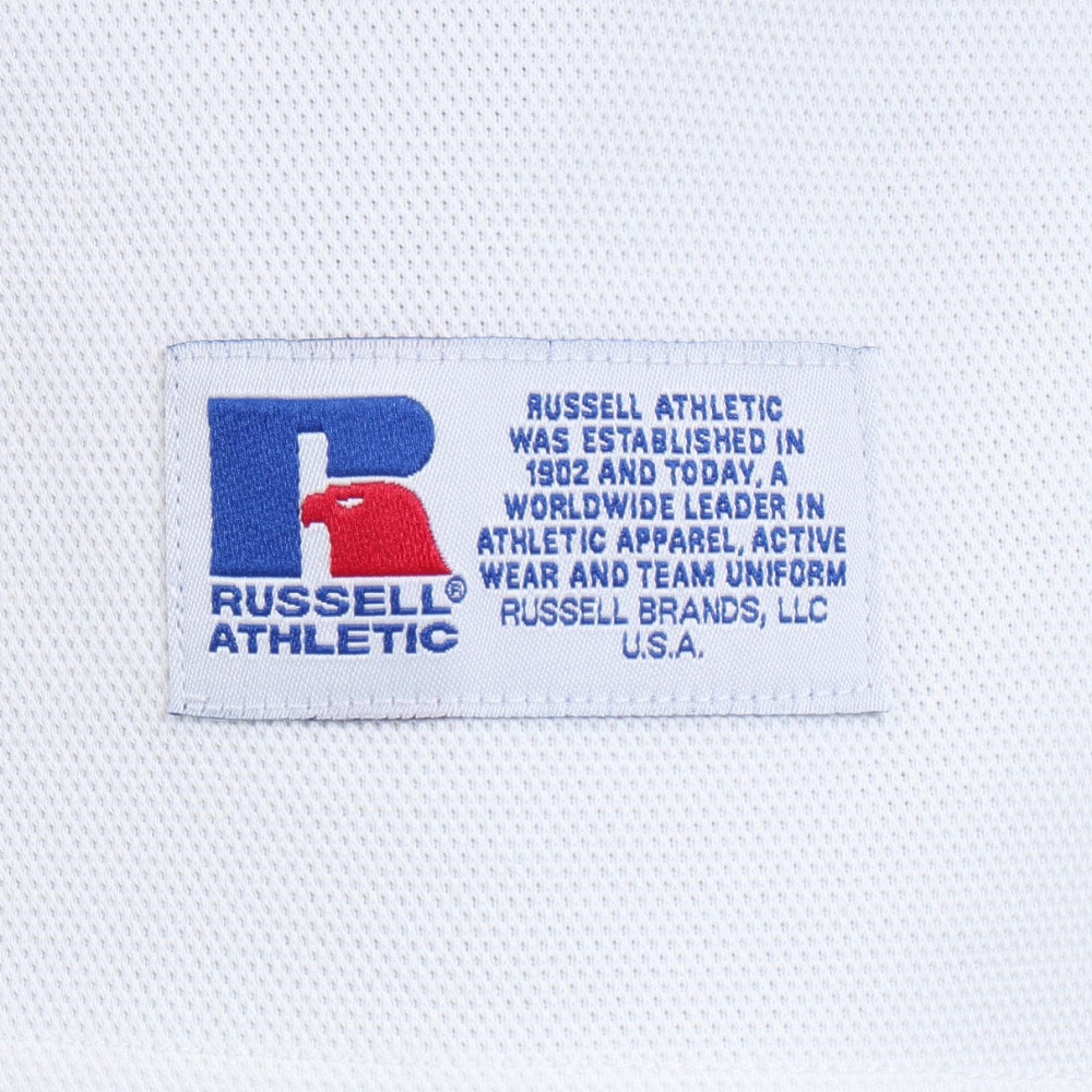 ラッセル（RUSSELL）（メンズ）半袖Tシャツ メンズ ドライフィット 鹿の子  RBM23S0007 WHT