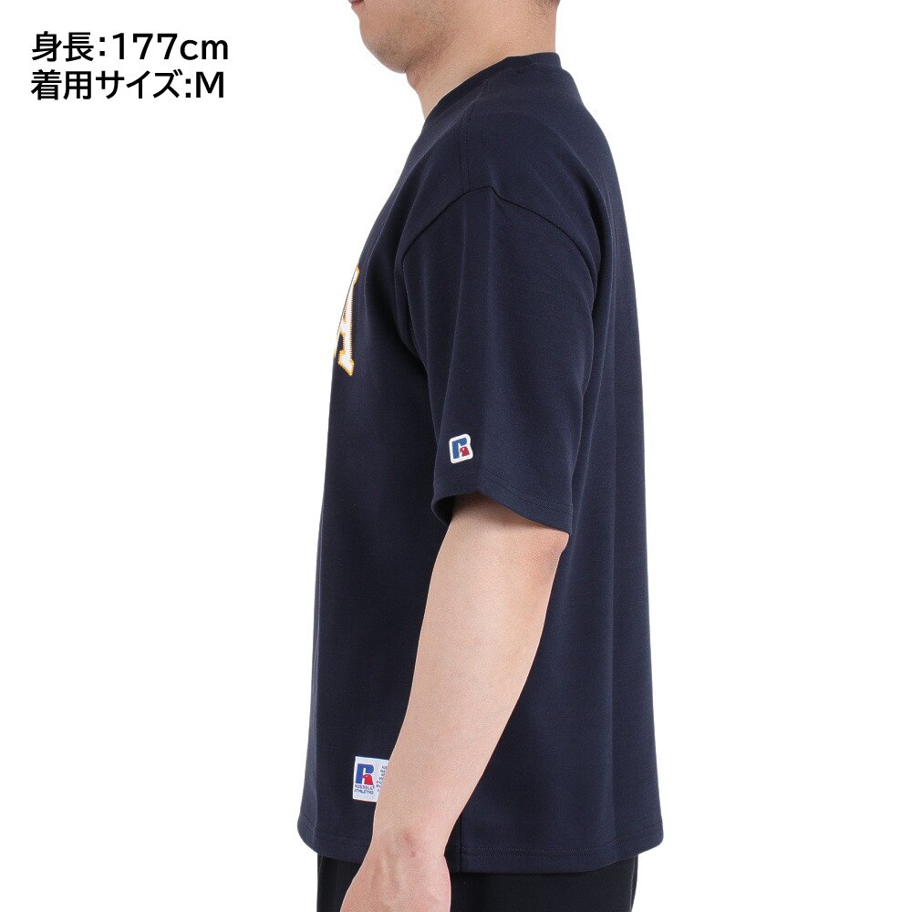 ラッセル（RUSSELL）（メンズ）半袖Tシャツ メンズ ドライフィット RBM23S0008 NVY