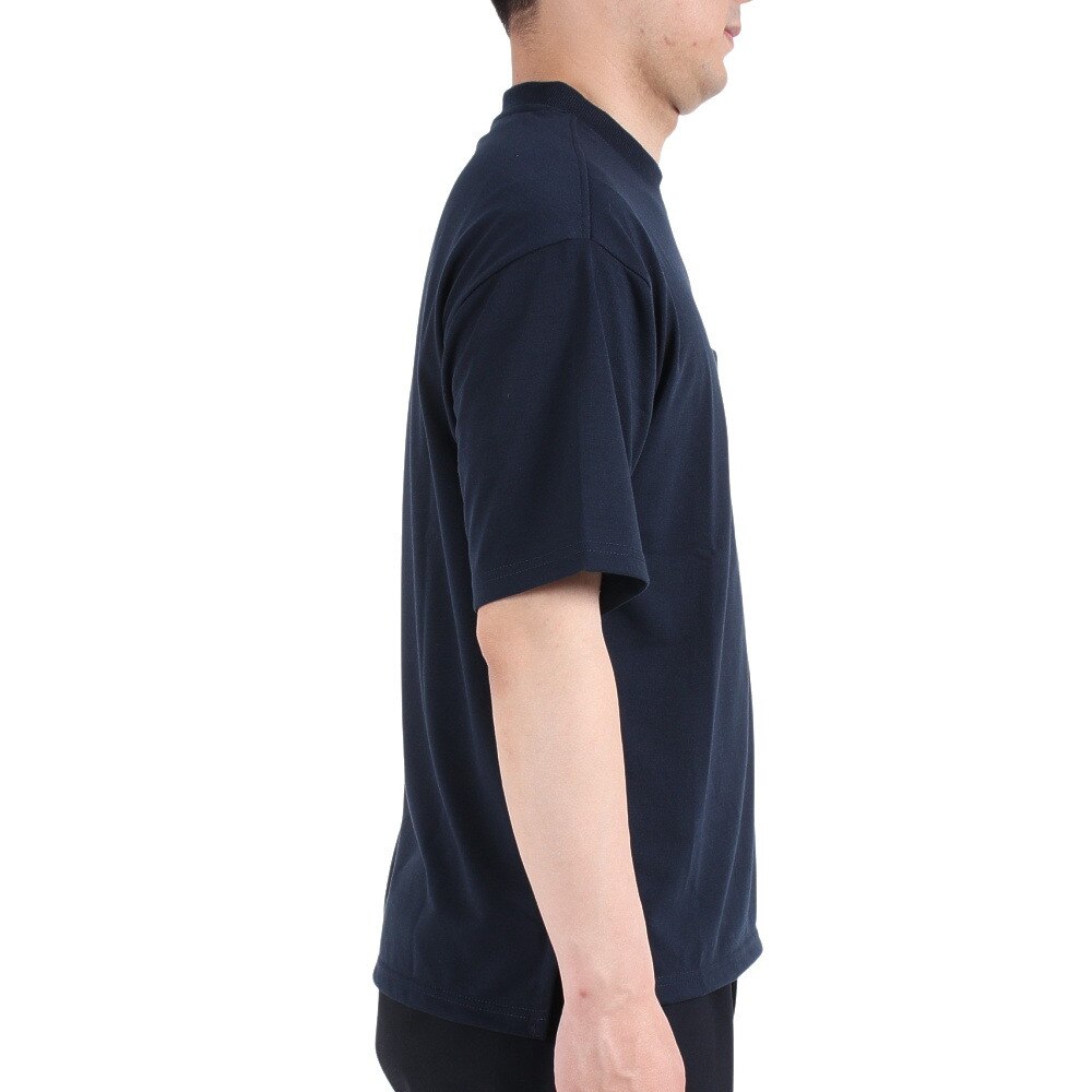 ラッセル（RUSSELL）（メンズ）半袖Tシャツ メンズ コットンライク ポケット RBM23S0009 NVY