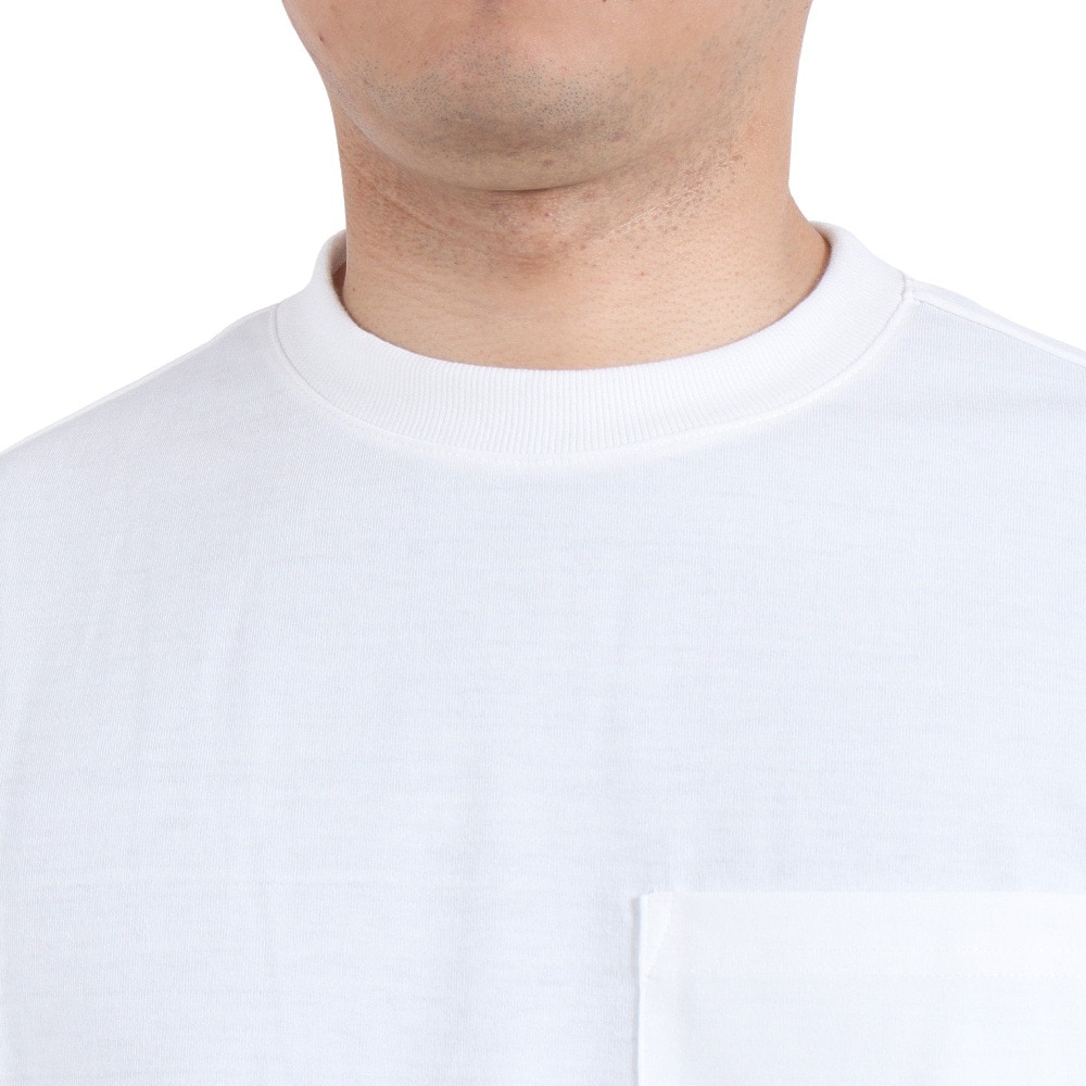 ラッセル（RUSSELL）（メンズ）半袖Tシャツ メンズ コットンライク ポケット RBM23S0009 WHT