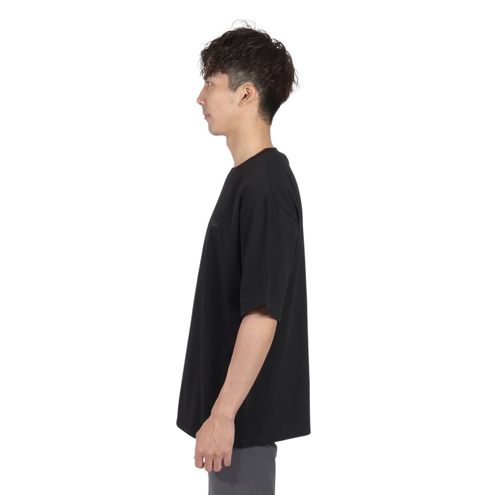 ザ・ワープ・バイ・エネーレ（The Warp By Ennerre）（メンズ）半袖Tシャツ メンズ 黒 BIG FIT WB3PJA22 BLK