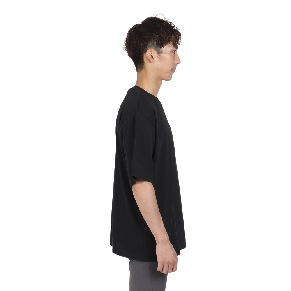 ザ・ワープ・バイ・エネーレ（The Warp By Ennerre）（メンズ）半袖Tシャツ メンズ 黒 BIG FIT WB3PJA22 BLK