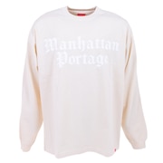 マンハッタンポーテージ（ManhattanPortage）（メンズ）長袖Tシャツ メンズ PRINT 23SS-MP-M525 IVR