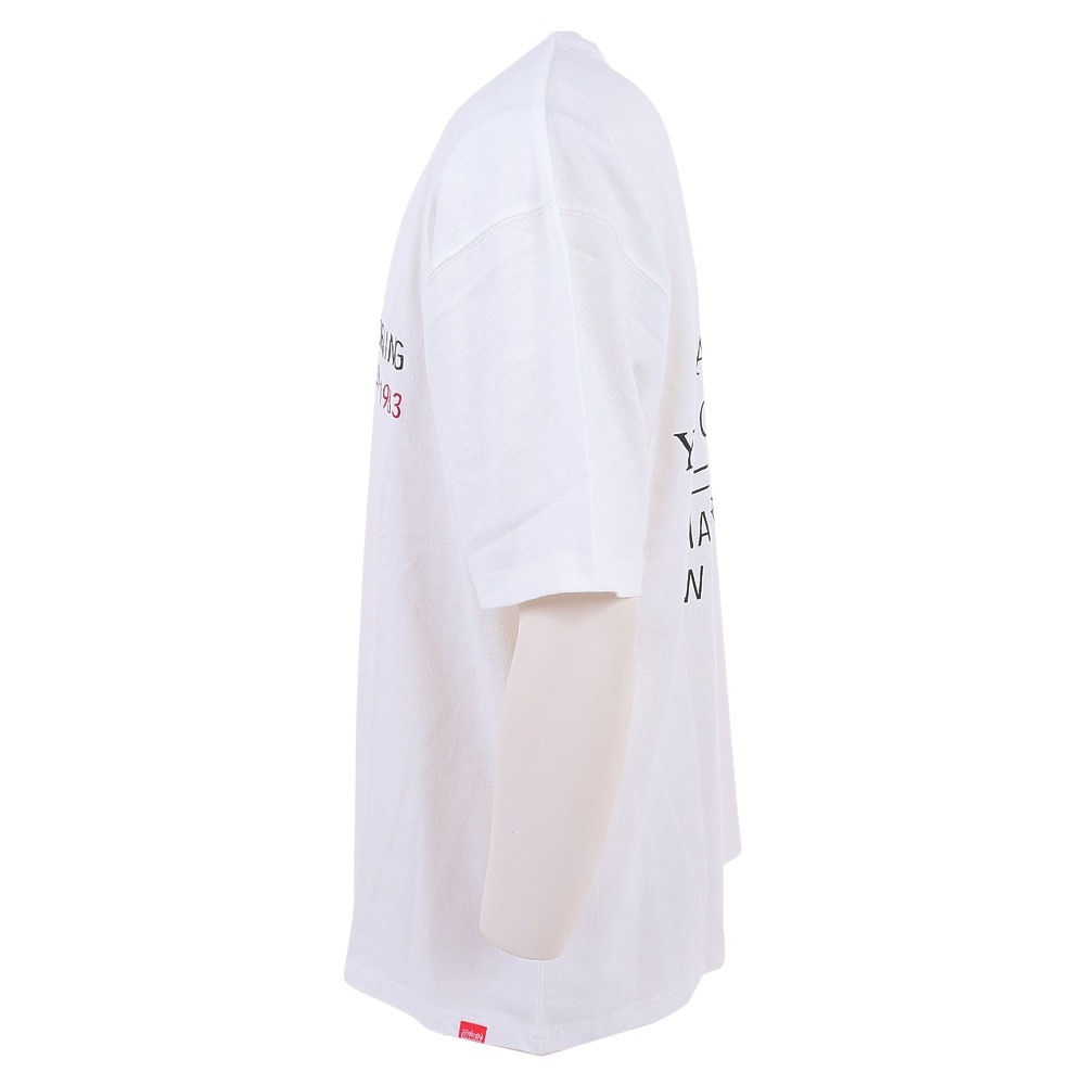 マンハッタンポーテージ（ManhattanPortage）（メンズ）半袖Tシャツ メンズ PRINT 23SS-MP-M533 WHT