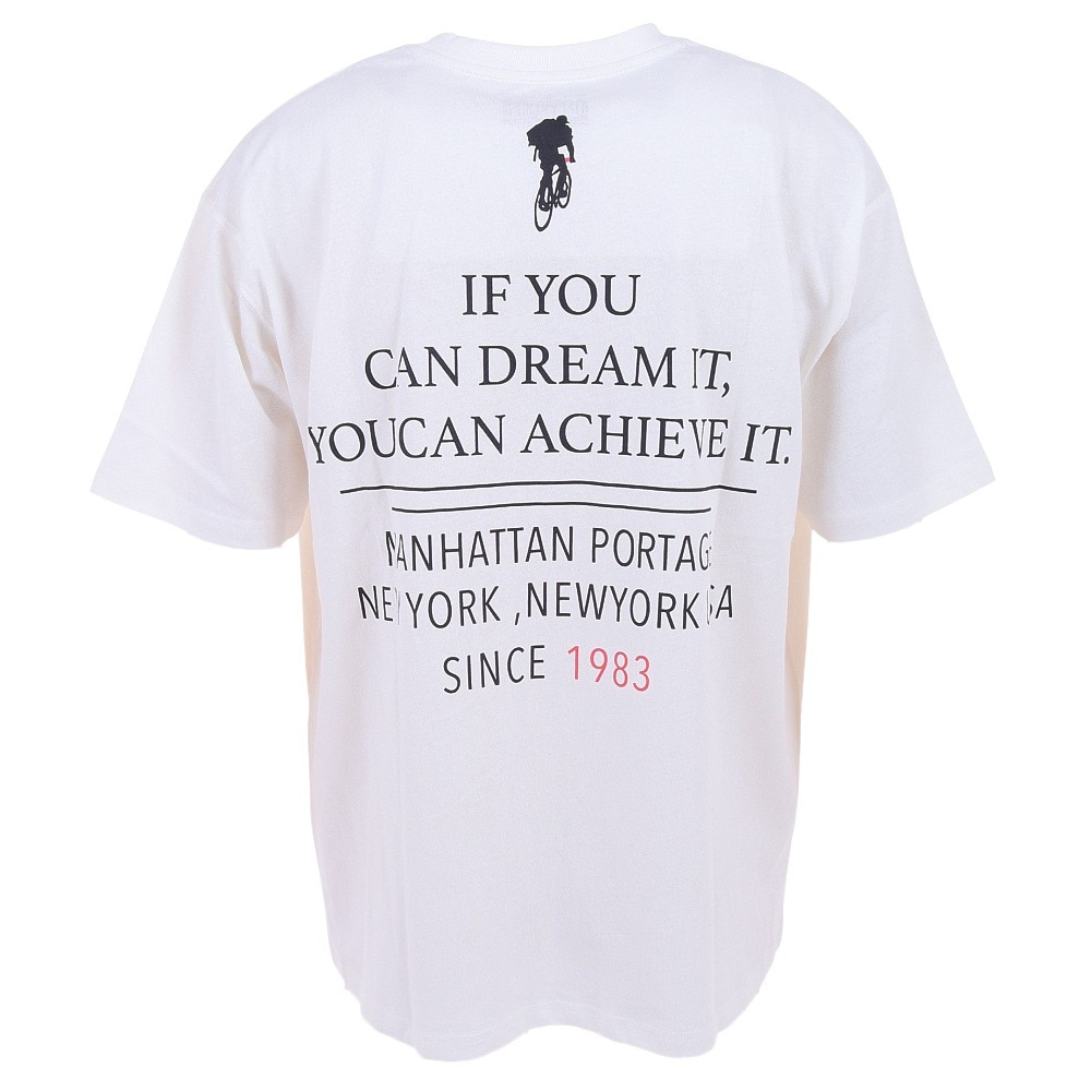 マンハッタンポーテージ（ManhattanPortage）（メンズ）半袖Tシャツ メンズ PRINT 23SS-MP-M533 WHT