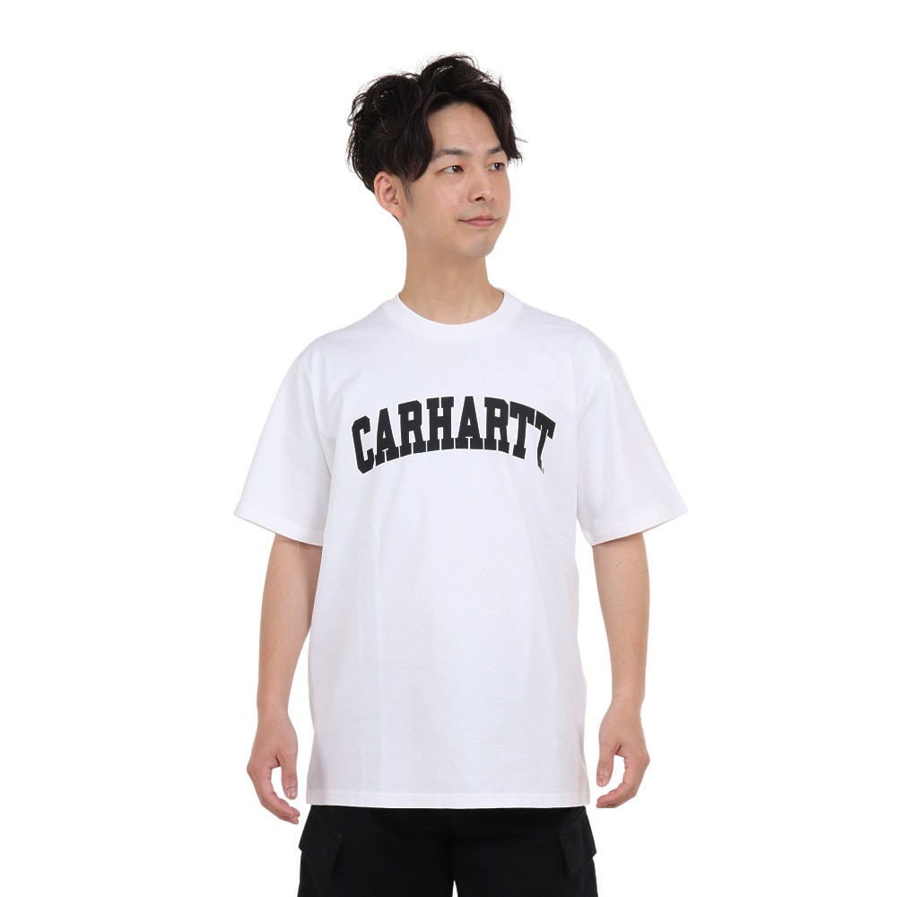 カーハート（CARHARTT）（メンズ）半袖Tシャツ UNIVERSITYT-SHIRT I02899000AXX23SS