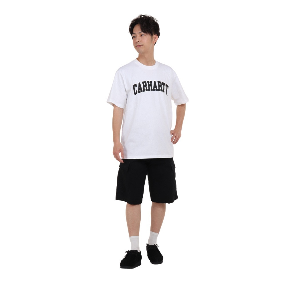 カーハート（CARHARTT）（メンズ）半袖Tシャツ UNIVERSITYT-SHIRT I02899000AXX23SS