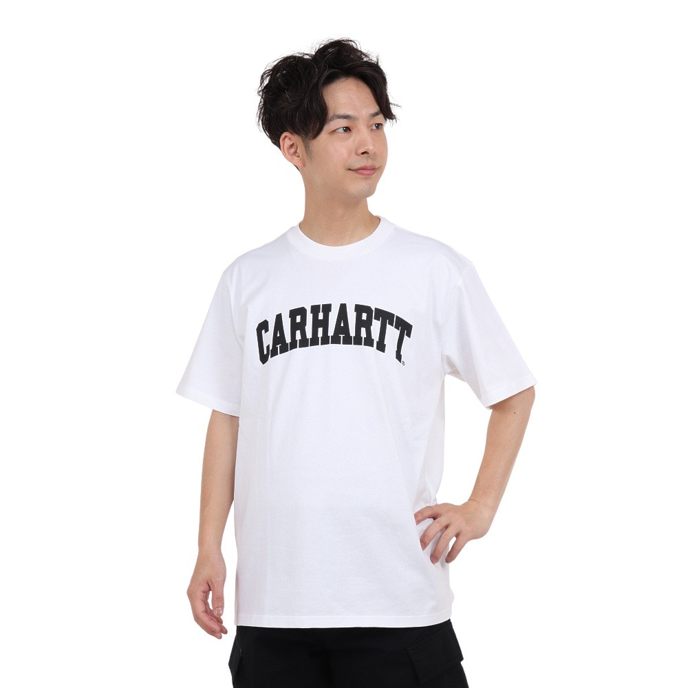 カーハート（CARHARTT）（メンズ）半袖Tシャツ UNIVERSITYT-SHIRT I02899000AXX23SS