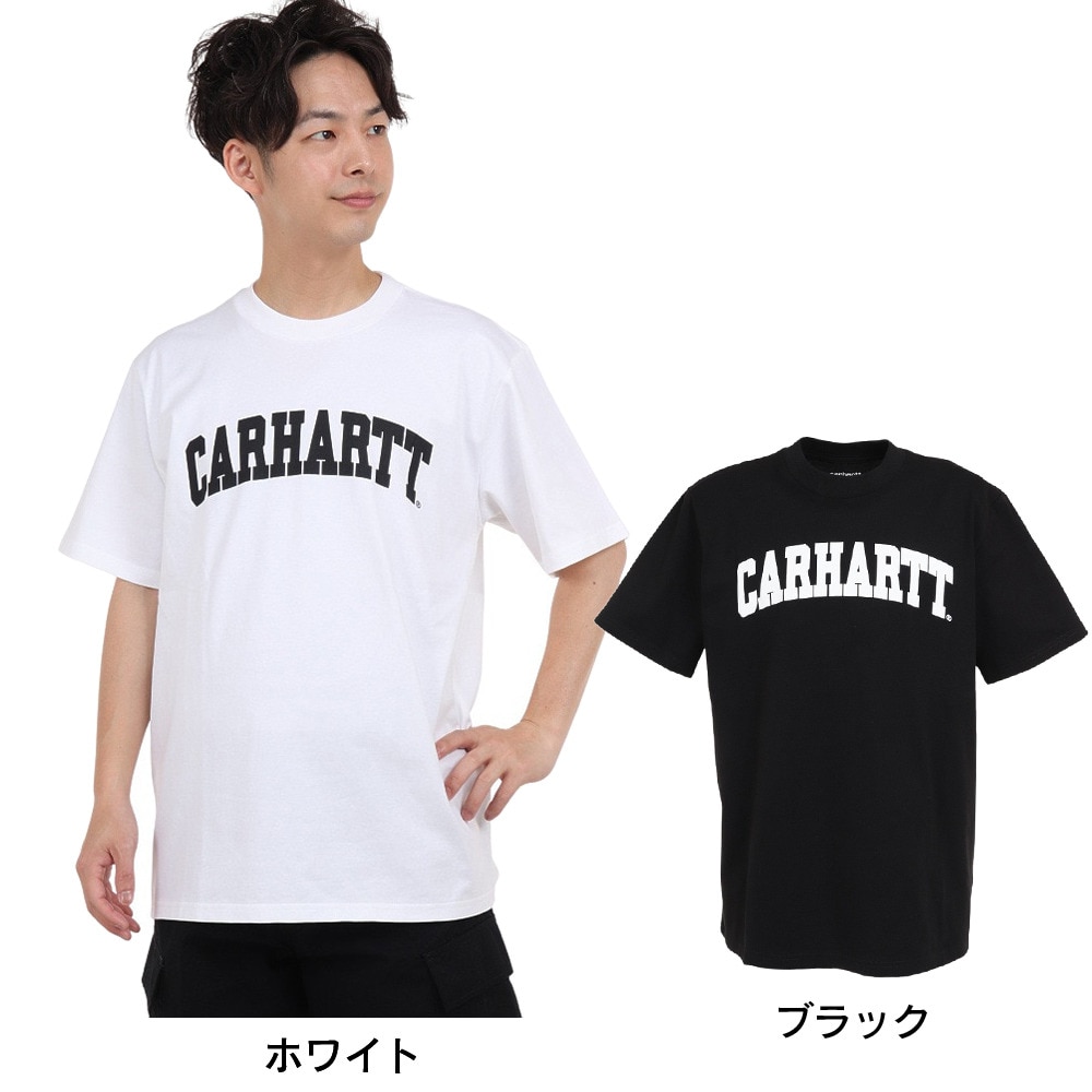 カーハート（CARHARTT）（メンズ）tシャツ 半袖 ブラック 黒 UNIVERSITYT-SHIRT I0289900D2XX23SS