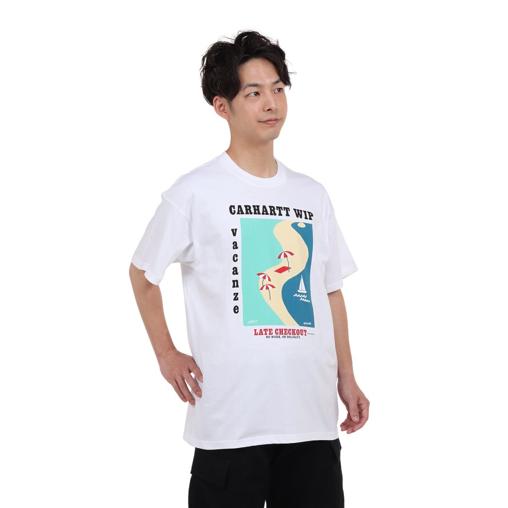 カーハート（CARHARTT）（メンズ）半袖Tシャツ メンズ VACANZE I03170902XX23SS