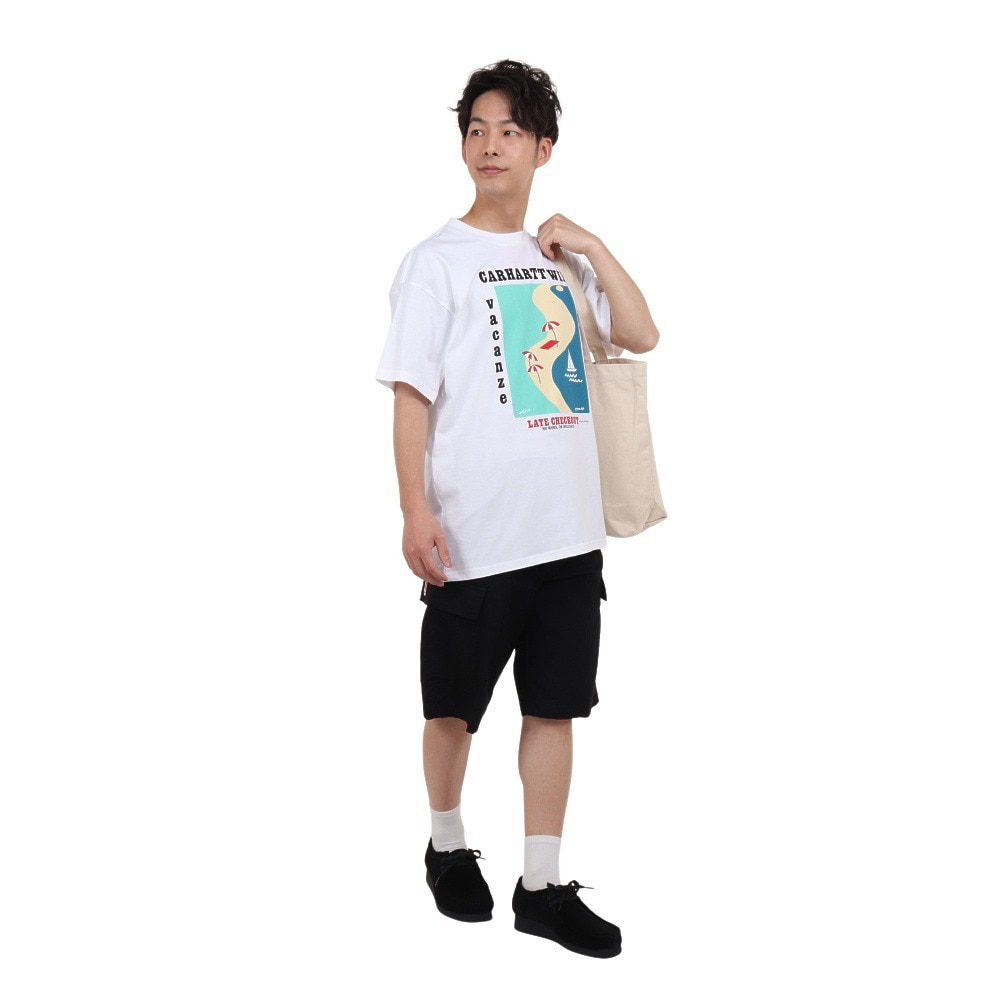カーハート（CARHARTT）（メンズ）半袖Tシャツ メンズ VACANZE I03170902XX23SS