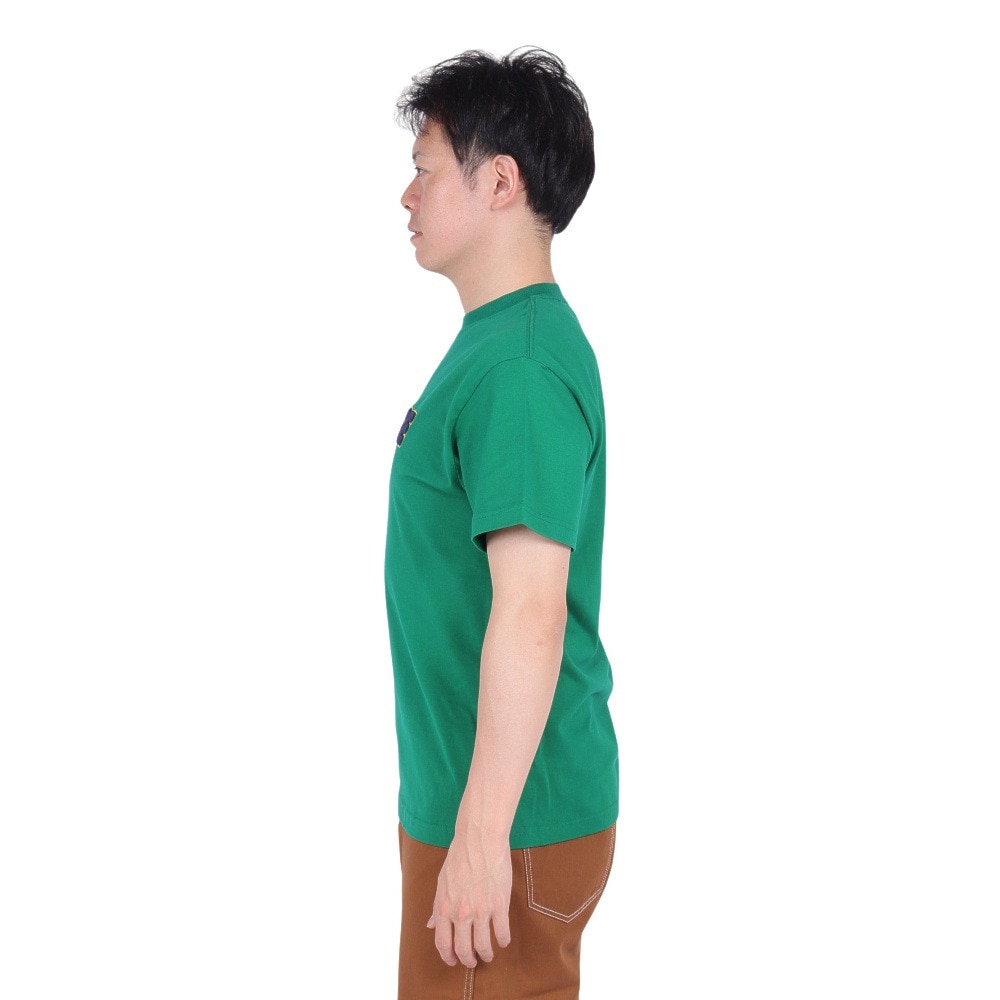エクストララージ（XLARGE）（メンズ、レディース）半袖Tシャツ メンズ CHENILLE STANDARD 101232011023-GREEN