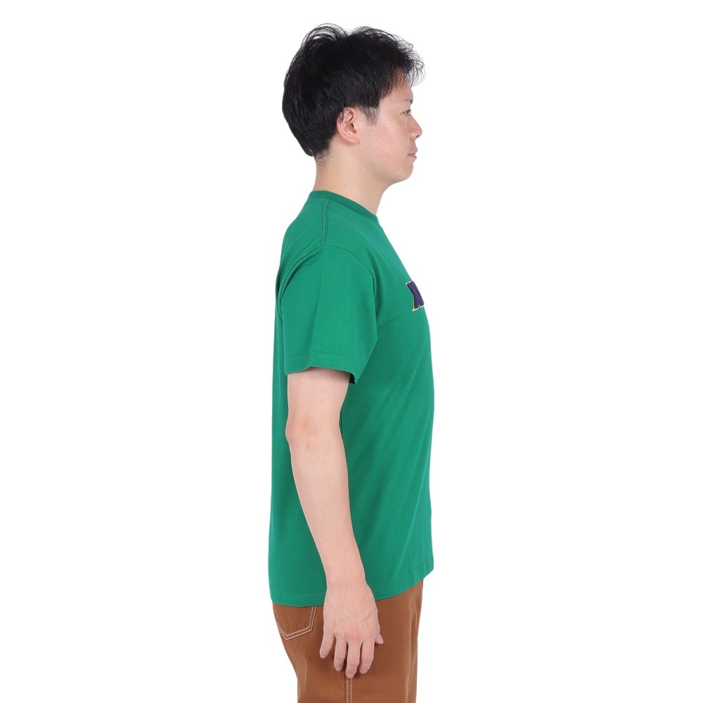 エクストララージ（XLARGE）（メンズ、レディース）半袖Tシャツ メンズ CHENILLE STANDARD 101232011023-GREEN