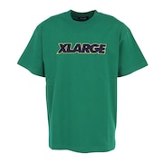 エクストララージ（XLARGE）（メンズ、レディース）半袖Tシャツ メンズ CHENILLE STANDARD  101232011023-GREEN