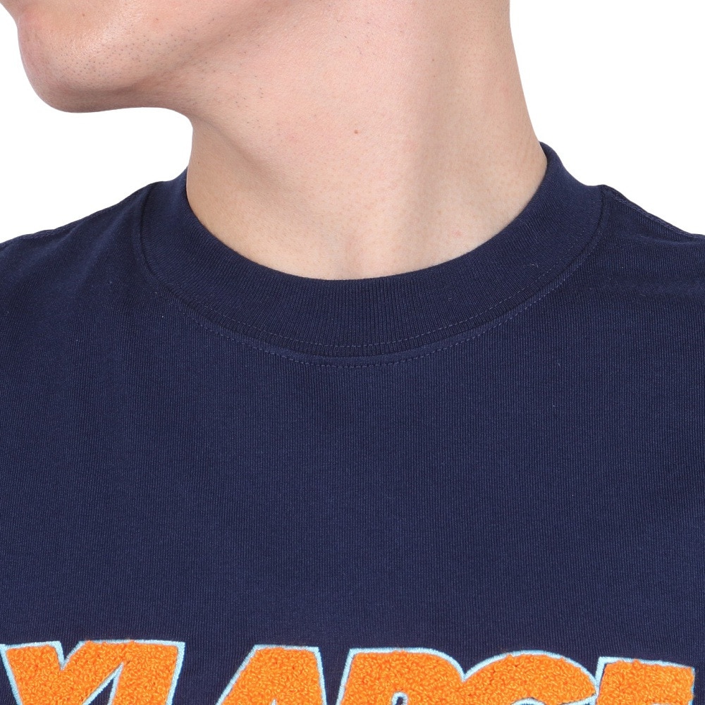 エクストララージ（メンズ、レディース）半袖Tシャツ メンズ CHENILLE STANDARD 101232011023-NAVY