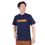 エクストララージ(メンズ、レディース)半袖Tシャツ メンズ CHENILLE STANDARD 101232011023-NAVY