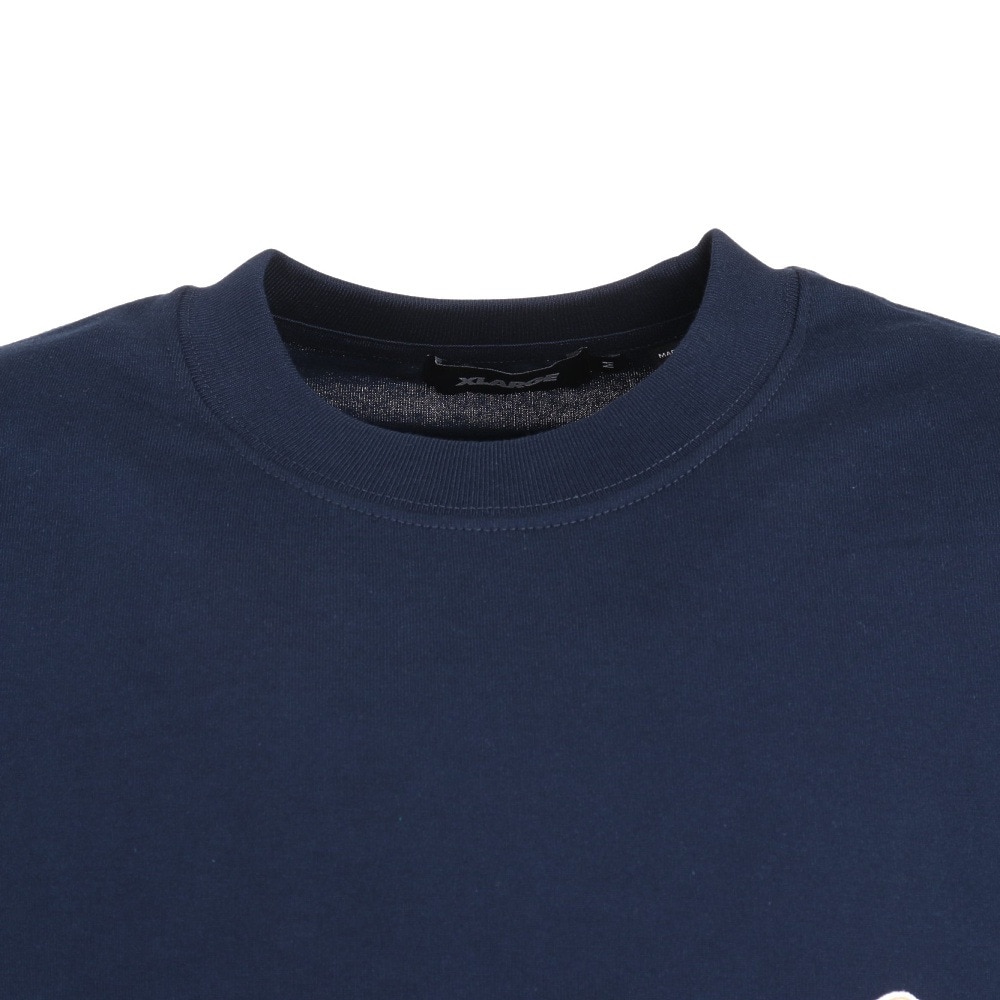エクストララージ（XLARGE）（メンズ、レディース）半袖Tシャツ メンズ SLANTED OG 101232011025-NAVY