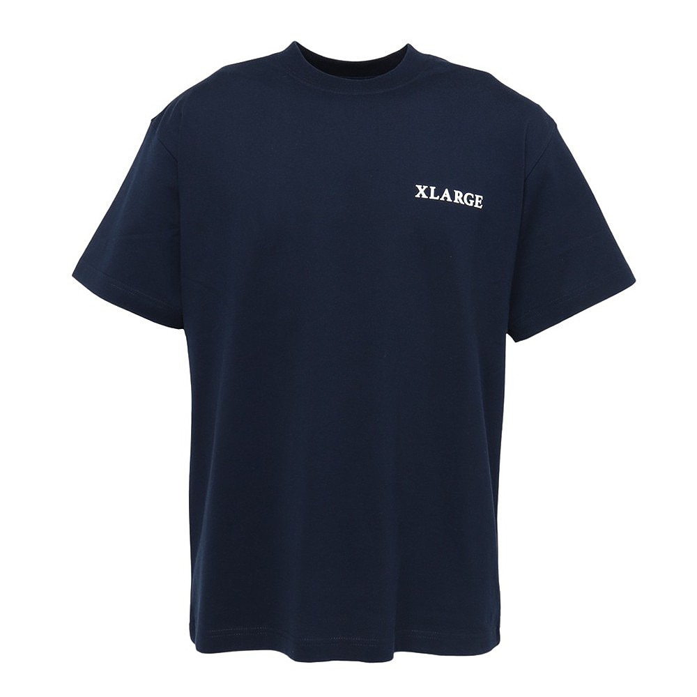 エクストララージ（XLARGE）（メンズ、レディース）半袖Tシャツ メンズ BOWLING CLUB  101232011038-NAVY