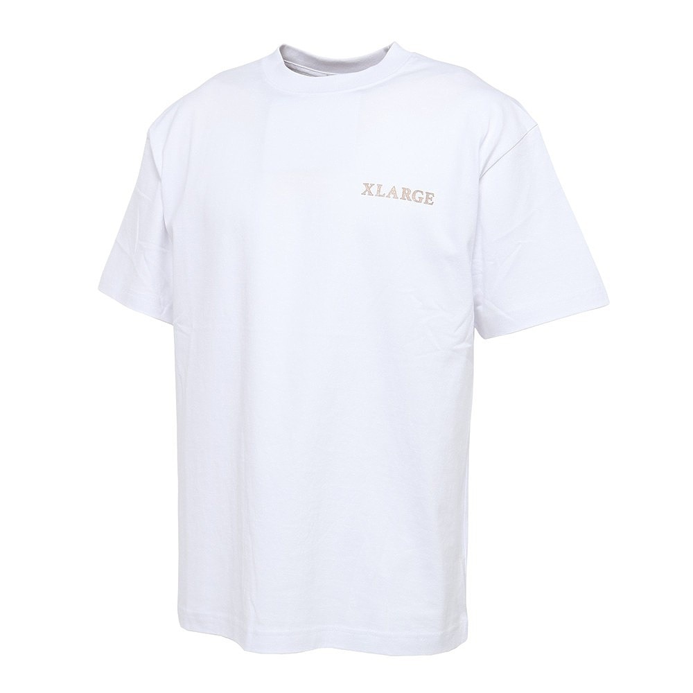 エクストララージ（XLARGE）（メンズ、レディース）半袖Tシャツメンズ BOWLING CLUB  101232011038-WHITE