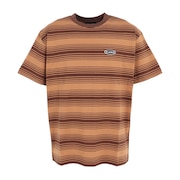 (メンズ)半袖Tシャツ メンズ EMBROIDERED 101232011044-BROWN