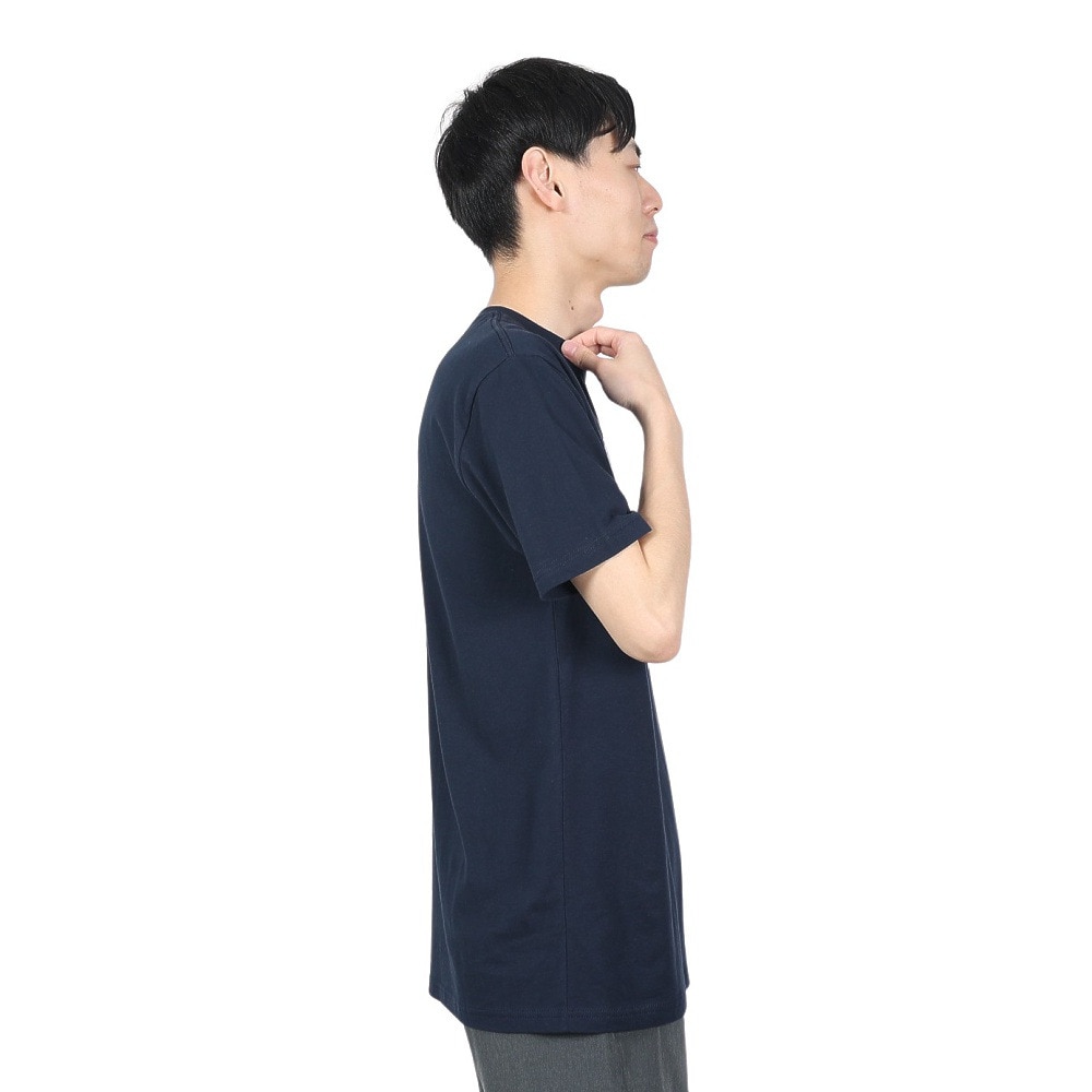 ミッチェルアンドネス（Mitchell&Ness）（メンズ）半袖Tシャツ メンズ NCAA ARCH LOGO TEE GEORGE BMTRTP21133-GTWNAVY