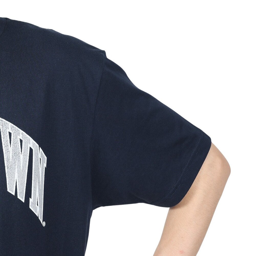 ミッチェルアンドネス（Mitchell&Ness）（メンズ）半袖Tシャツ メンズ NCAA ARCH LOGO TEE GEORGE BMTRTP21133-GTWNAVY