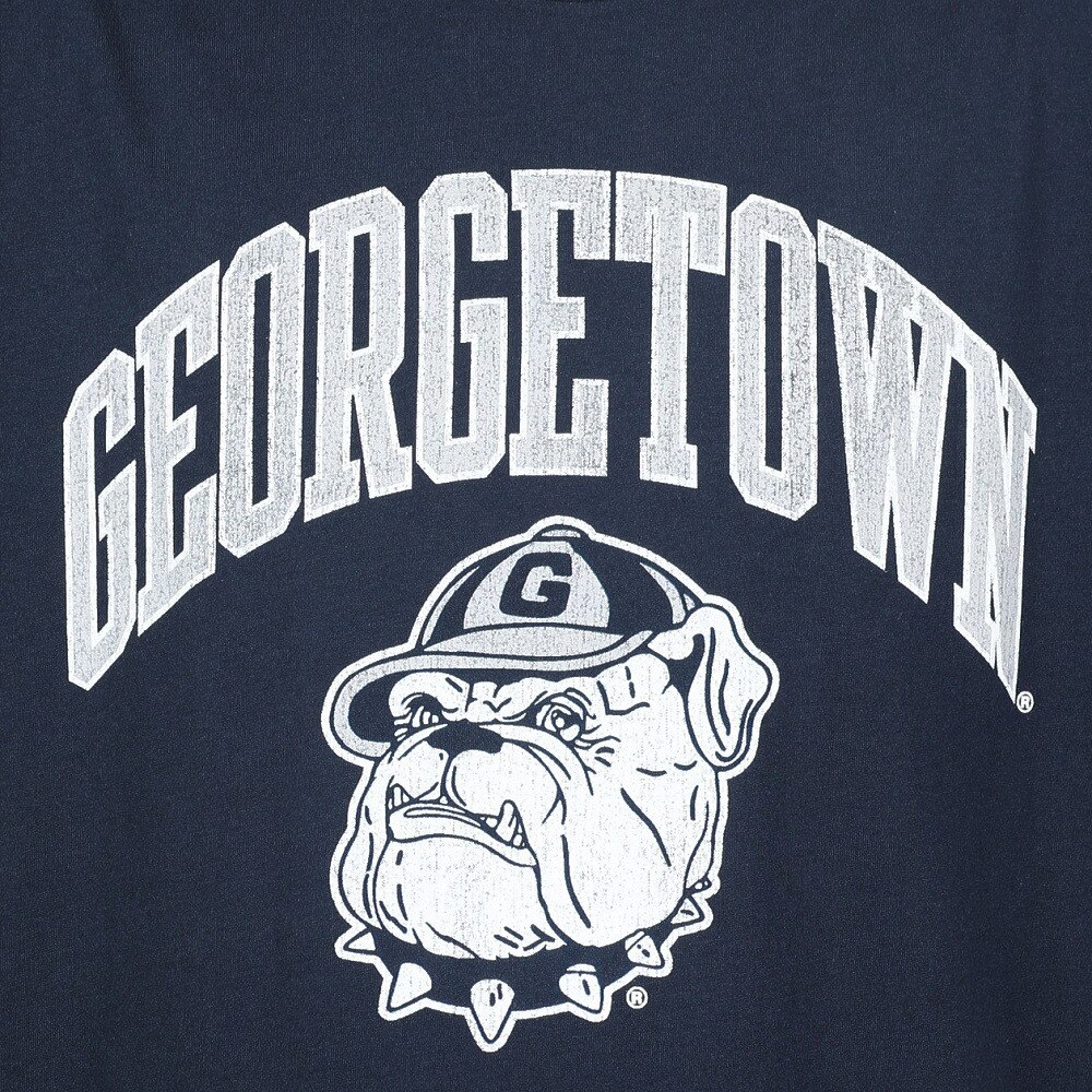 ミッチェルアンドネス（Mitchell&Ness）（メンズ）半袖Tシャツ メンズ NCAA ARCH LOGO TEE GEORGE BMTRTP21133-GTWNAVY