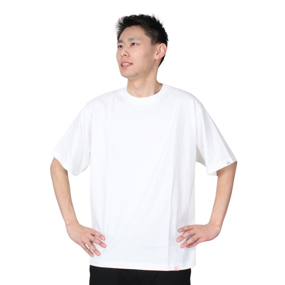 ヤックパック（YAK PAK）（メンズ）半袖Tシャツ メンズ 無地 3510100-07 WHT