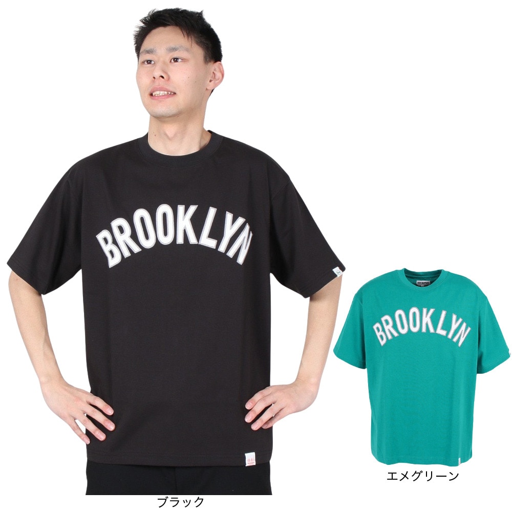 ヤックパック（YAK PAK）（メンズ）半袖Tシャツ メンズ ワッペン 3510102-01 BLK