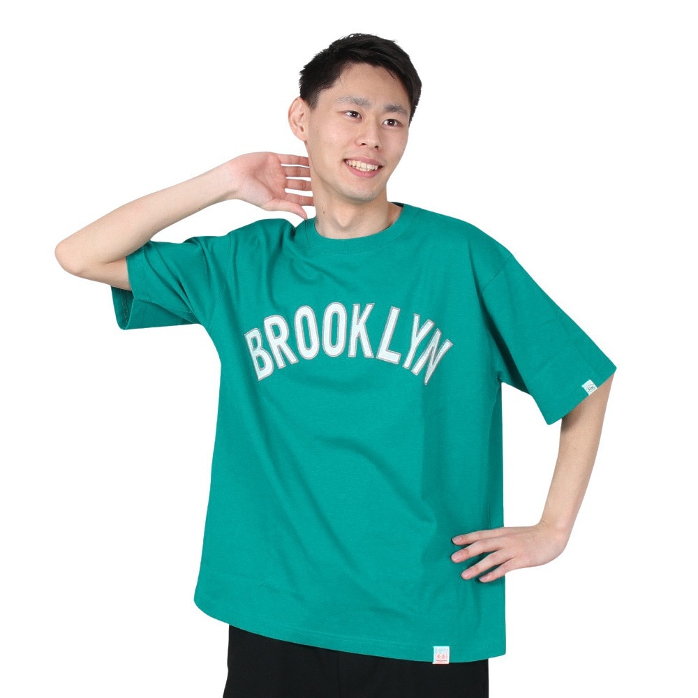 ヤックパック（YAK PAK）（メンズ）半袖Tシャツ メンズ ワッペンTシャツ 3510102-52 GRN
