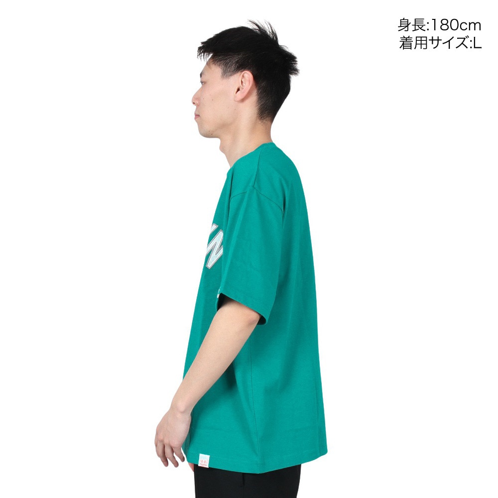 ヤックパック（YAK PAK）（メンズ）半袖Tシャツ メンズ ワッペンTシャツ 3510102-52 GRN