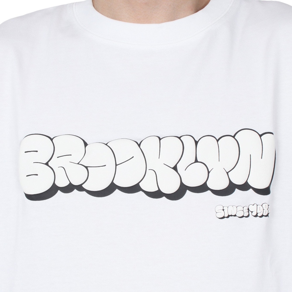 ヤックパック（YAK PAK）（メンズ）半袖Tシャツ メンズ バブルロゴ 3510105-07 WHT