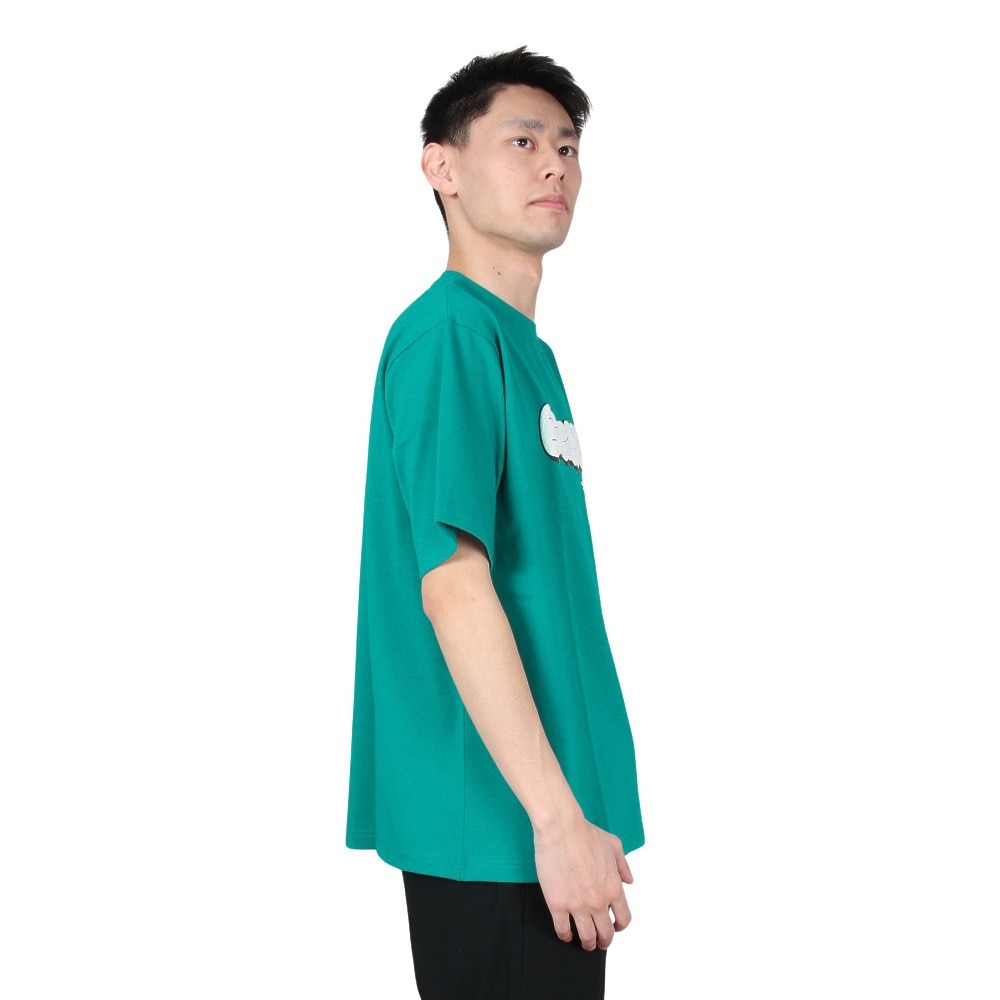 ヤックパック（YAK PAK）（メンズ）半袖Tシャツ メンズ バブルロゴ 3510105-52 GRN