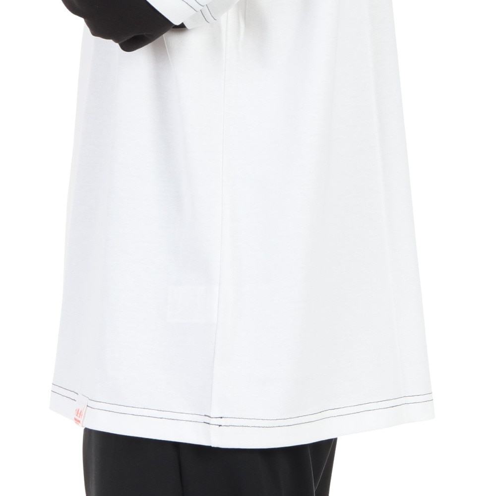 ヤックパック（YAK PAK）（メンズ）長袖Tシャツ メンズ フェイクレイヤード ロンT 3710101-07 WHT