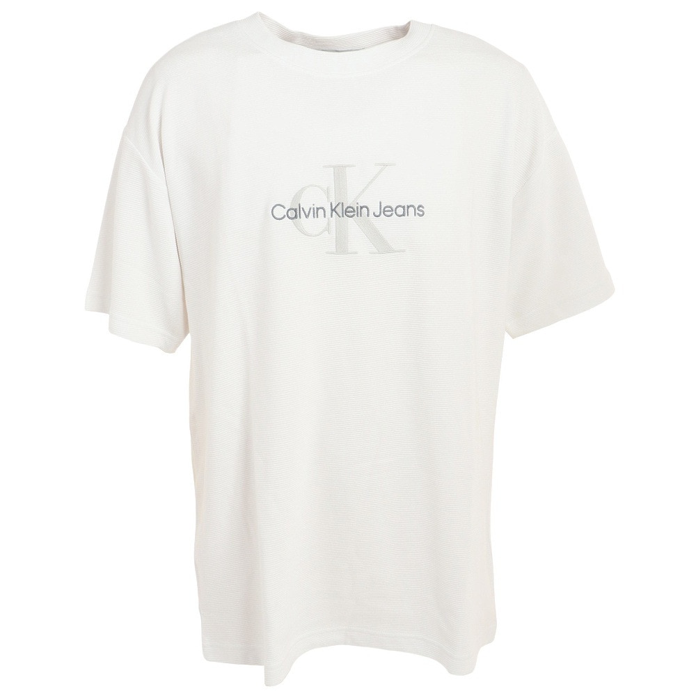 CALVINKLEIN JEANS （CALVINKLEIN JEANS ）（メンズ）半袖Tシャツ メンズ モノロゴオットマンリブ J322847 YAF