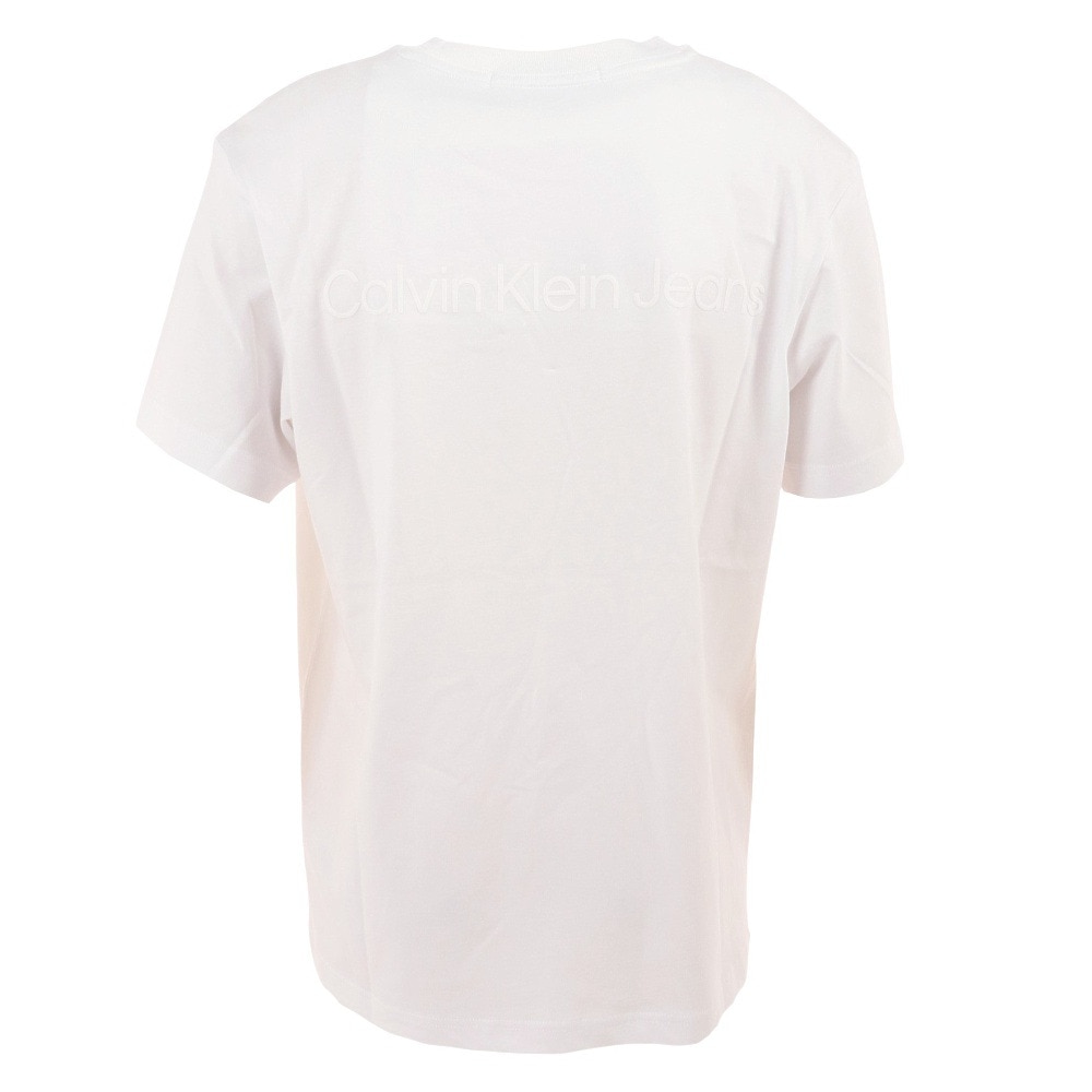 CALVINKLEIN JEANS （CALVINKLEIN JEANS ）（メンズ）半袖Tシャツ メンズ レルトーナルインスティットロゴ J323805 YAF