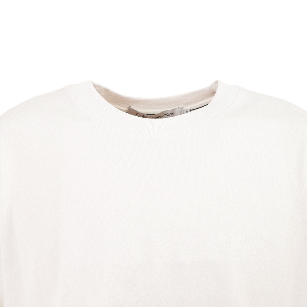 CALVINKLEIN JEANS （CALVINKLEIN JEANS ）（メンズ）半袖Tシャツ メンズ レルトーナルインスティットロゴ J323805 YAF