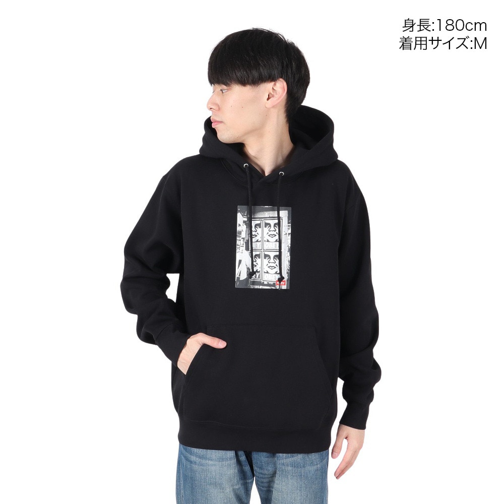 オベイ（OBEY）（メンズ）ICON PHOTO パーカー 112843622BLKO23H