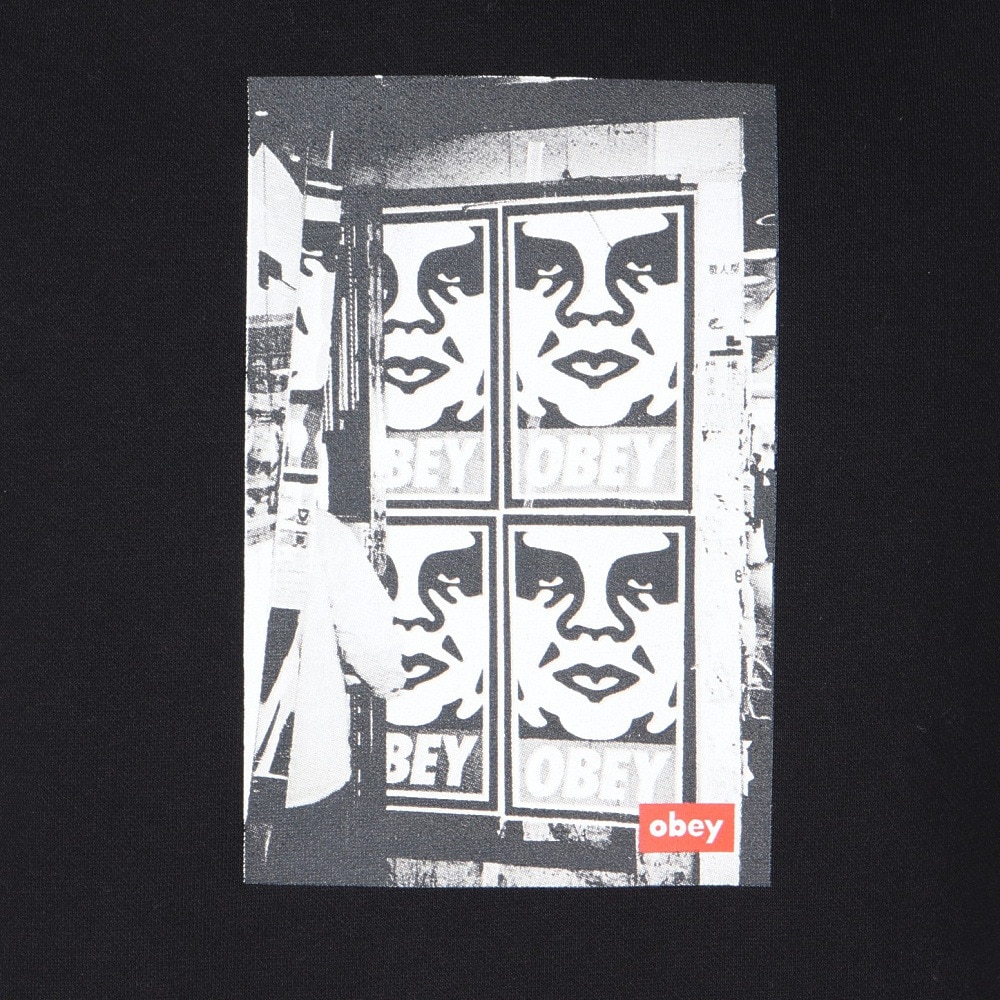 オベイ（OBEY）（メンズ）ICON PHOTO パーカー 112843622BLKO23H