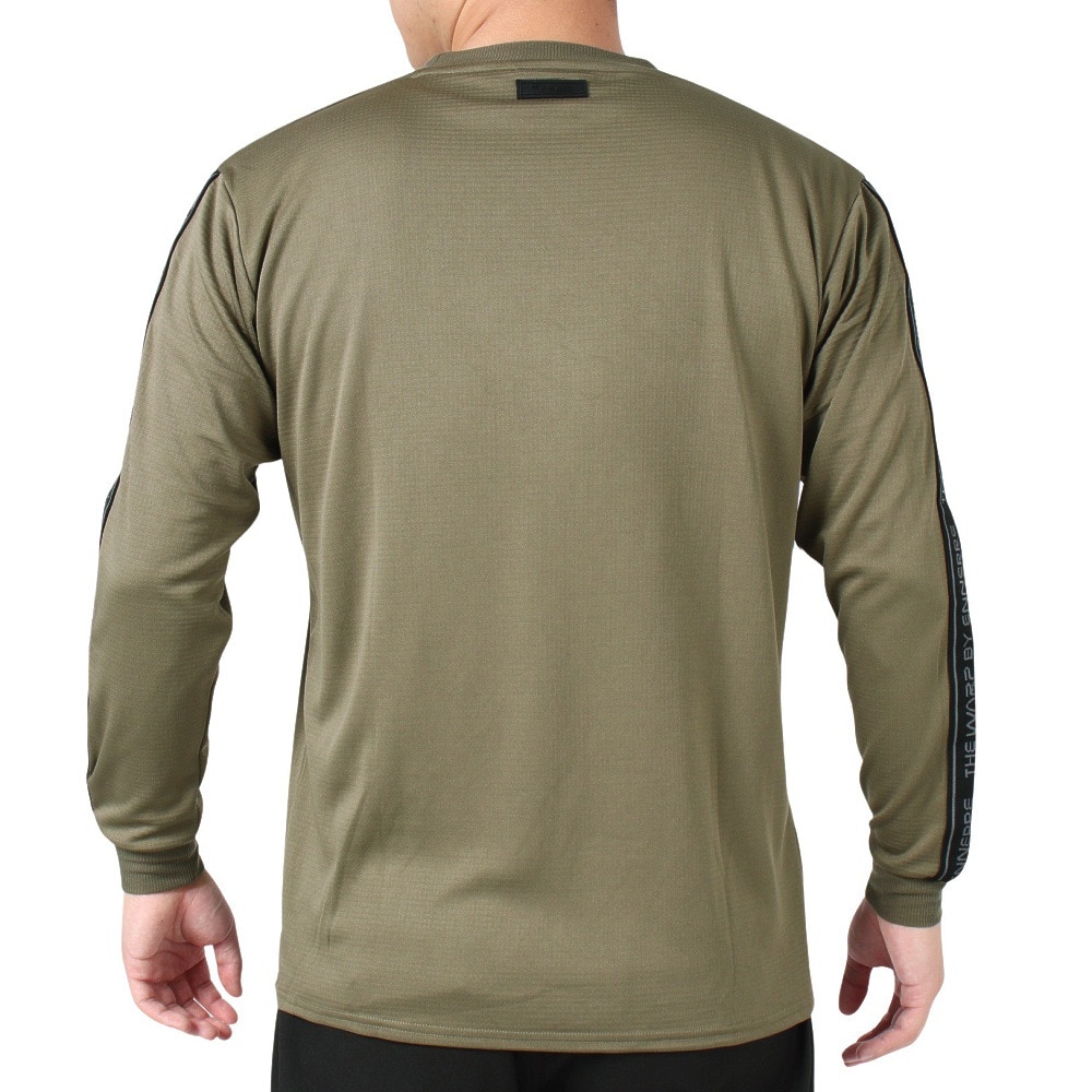ザ・ワープ・バイ・エネーレ（The Warp By Ennerre）（メンズ）LINED GRAPHIC 長袖Tシャツ WB3QJB13 OLV