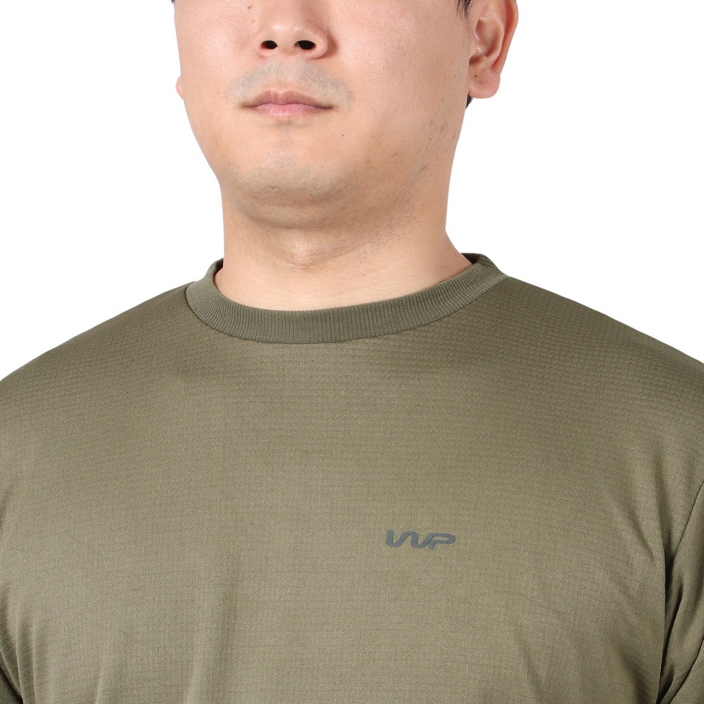 ザ・ワープ・バイ・エネーレ（The Warp By Ennerre）（メンズ）LINED GRAPHIC 長袖Tシャツ WB3QJB13 OLV