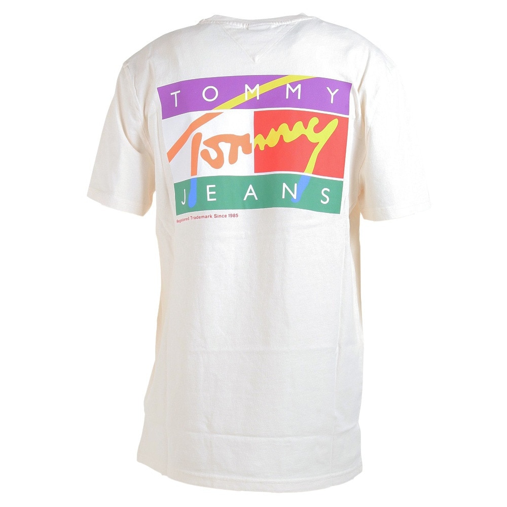 トミー ジーンズ（TOMMY JEANS）（メンズ）半袖Tシャツ メンズ クラシック シグネチャー ポップフラッグ DM16827-YBH