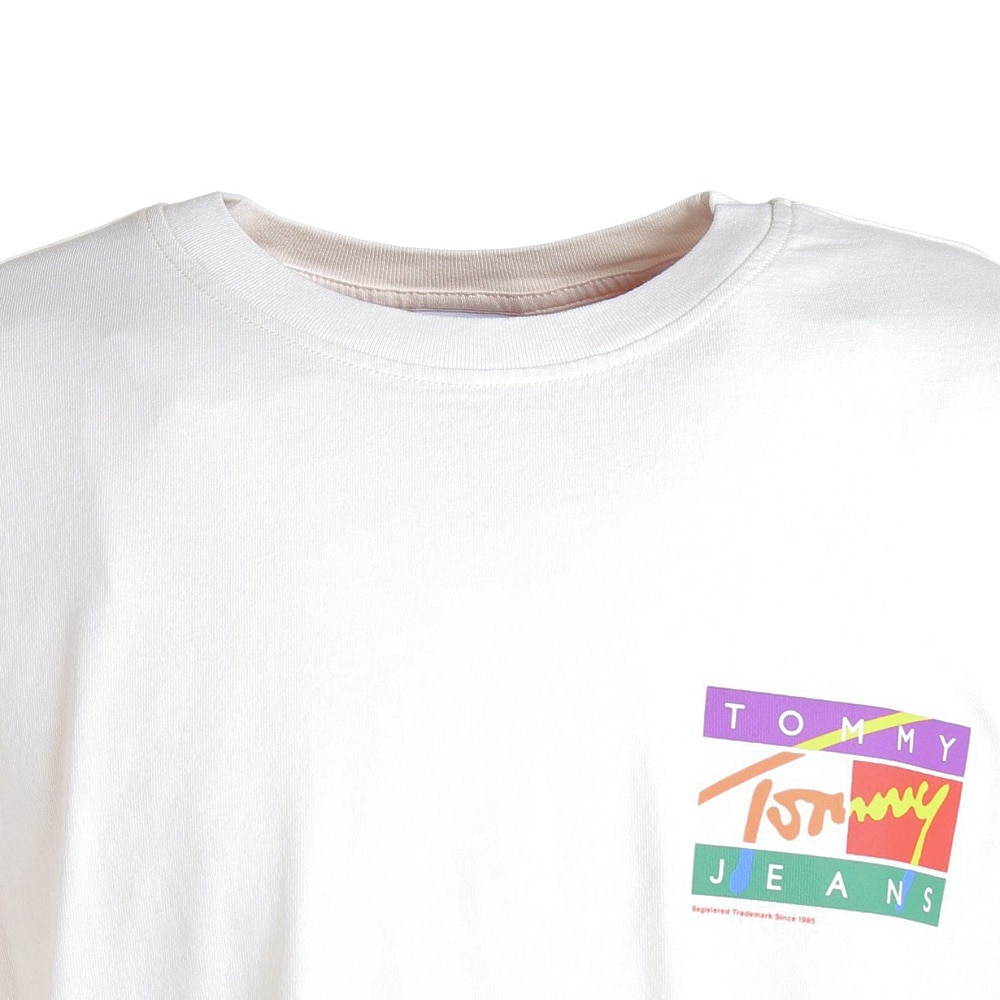 トミー ジーンズ（TOMMY JEANS）（メンズ）半袖Tシャツ メンズ クラシック シグネチャー ポップフラッグ DM16827-YBH