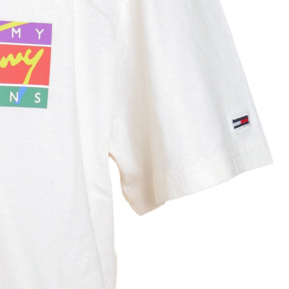 トミー ジーンズ（TOMMY JEANS）（メンズ）半袖Tシャツ メンズ クラシック シグネチャー ポップフラッグ DM16827-YBH